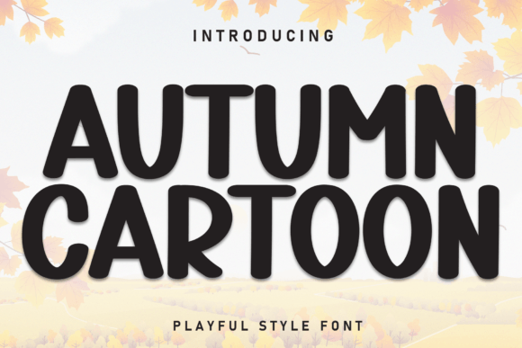 Autumn Cartoon Font: Adding Warmth to Editorial Design