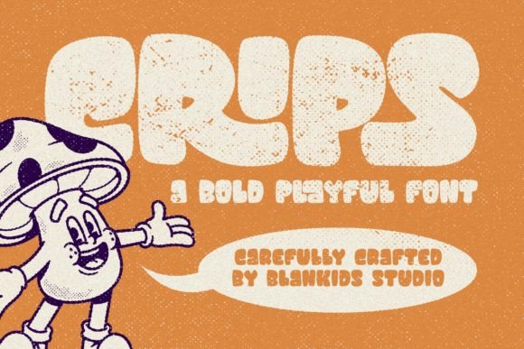 Crips Font Review: A Bold Display Typeface for Playful Branding