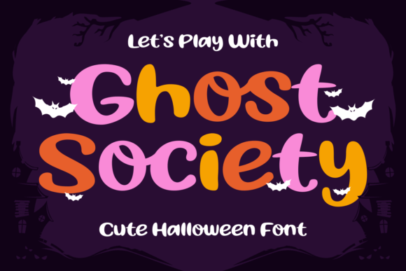 Ghost Society Font: Whimsical Display Typography for Web Design