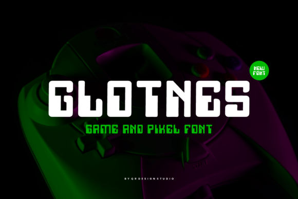 Glotnes Font: A Retro Pixel Typeface for Makers