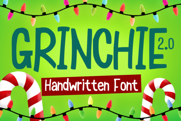 Grinchie 2.0 Font: Festive Branding for Small Business
