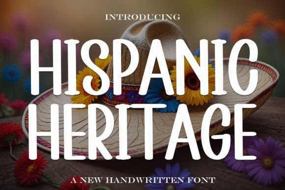 Hispanic Heritage Font for Editorial Design