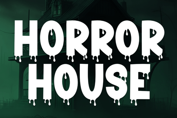 Horror House Font: Quirky Display Type for Digital Campaigns