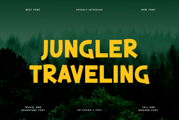 Jungler Traveling Font for Bold Web Design