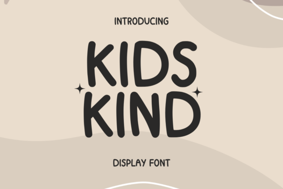 Kids Kind Font: Playful Handwritten Type for Crafts