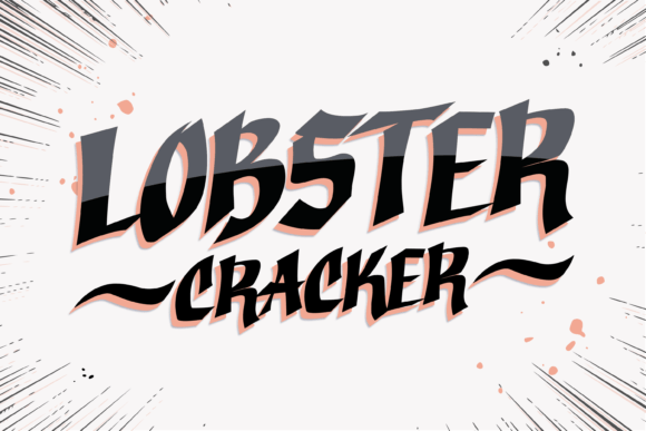 Lobster Cracker Font: Playful Display Type for Crafts