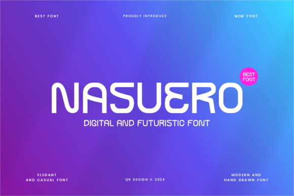 Nasuero Font: Sleek Display Typeface for Modern Crafts