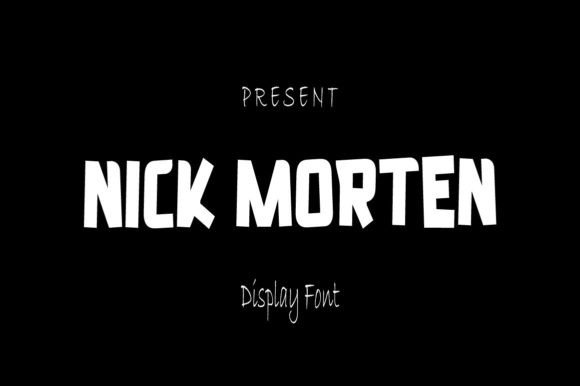 Nick Morten Font: A Handwritten Typeface for Editorial Design