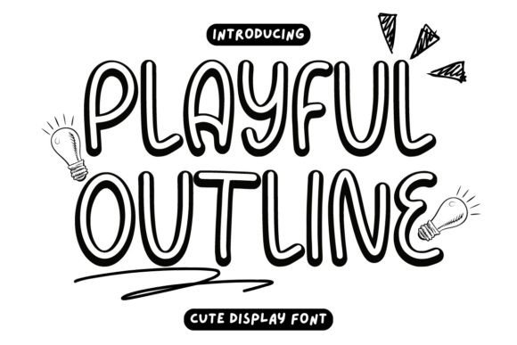Playful Outline Font: An Editorial Design Review