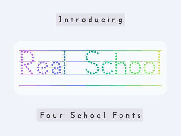 Real School Font: A Display Typeface for Engaging Campaigns