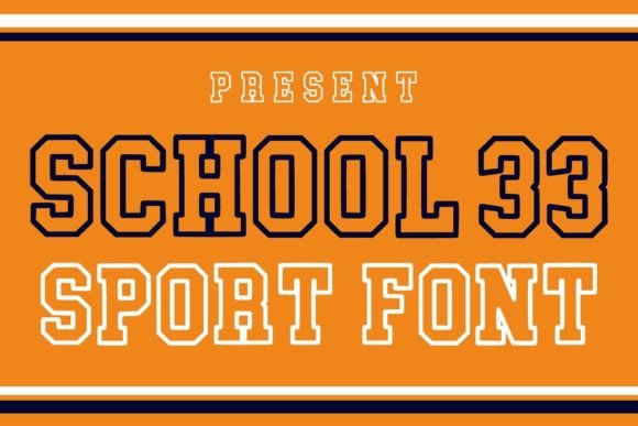 School 33: A Designer’s Take on Nostalgic Display Type