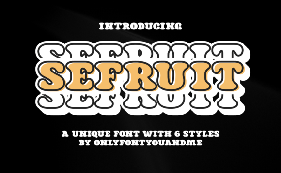 Sefruit Font Review: A Groovy Display Typeface for Boho Branding