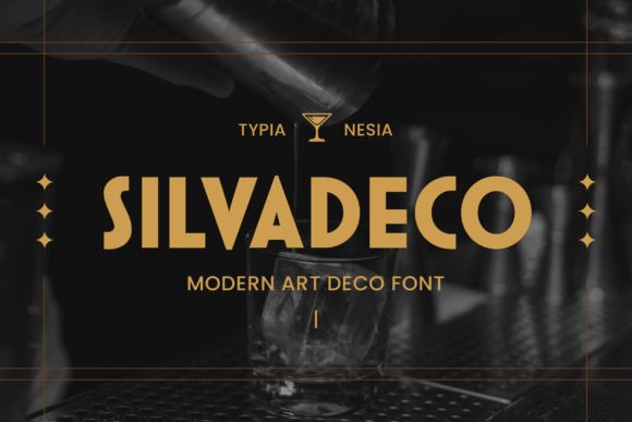 Silvadeco Font: Elevating Campaign Visuals with Art Deco Style