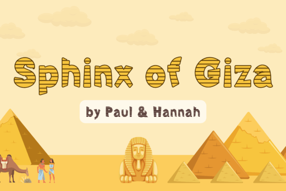 Sphinx of Giza Font for Editorial Design