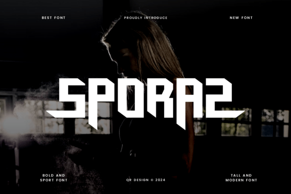 Sporaz Font: A Bold Display Typeface for Editorial Design