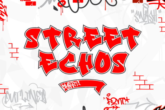 Street Echos Font: Urban Style for Craft Projects