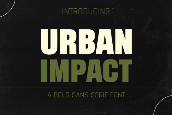 Urban Impact Font: Bold Branding for Small Business
