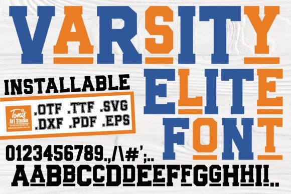 Varsity Elite Font: Bold Editorial Typography