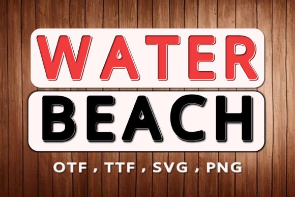 Water Beach Font Review: Elevating Summer Campaign Visuals